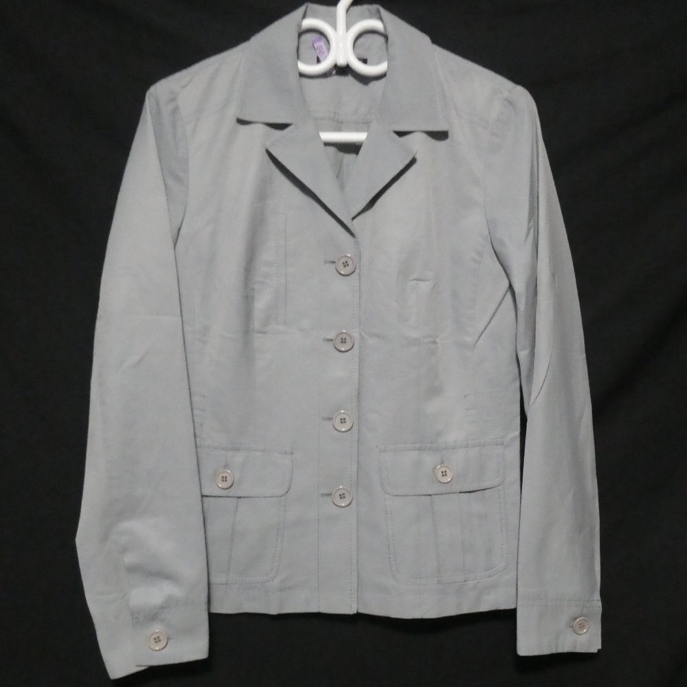 TF | TEENFLO | size 8 | Grey Women's Blazer | Made In Canada | Mint Condition